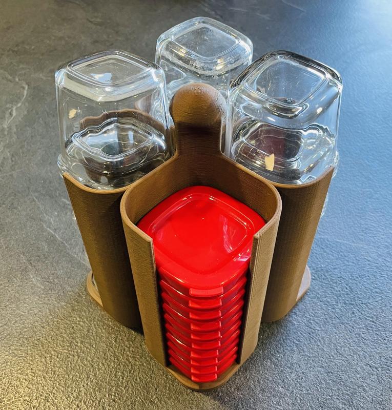 Storage unit for 12 SEB yogurt pots