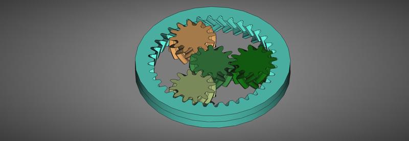 Herringbone Planetary Gear