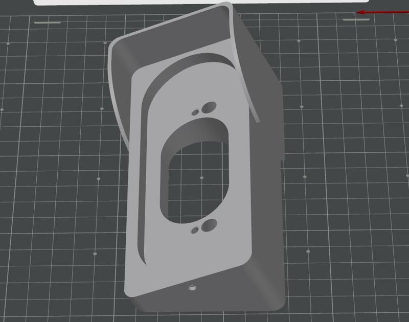 Reolink Doorbell Wifi and or POE Tilted Rain Cover with anti-theft