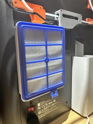 HEPA filter mount für Bambulab with magnets and pins