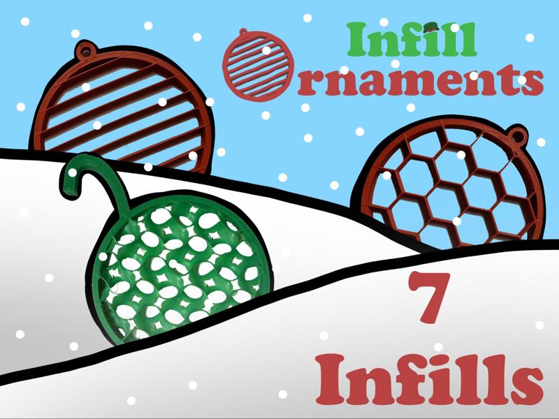 Infill Christmas Tree Ornaments