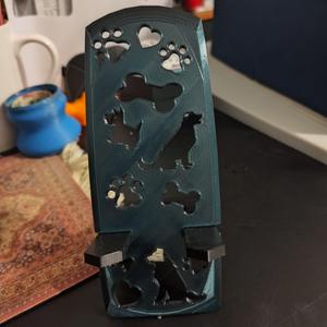 Dog themed phone stand