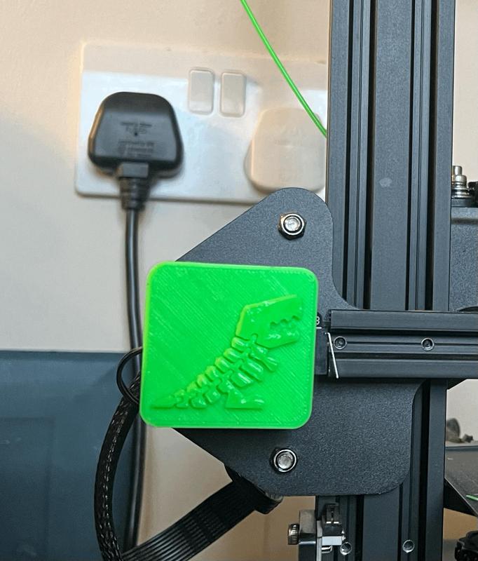 Flexi Rex Qr code cover. Ender 3v2