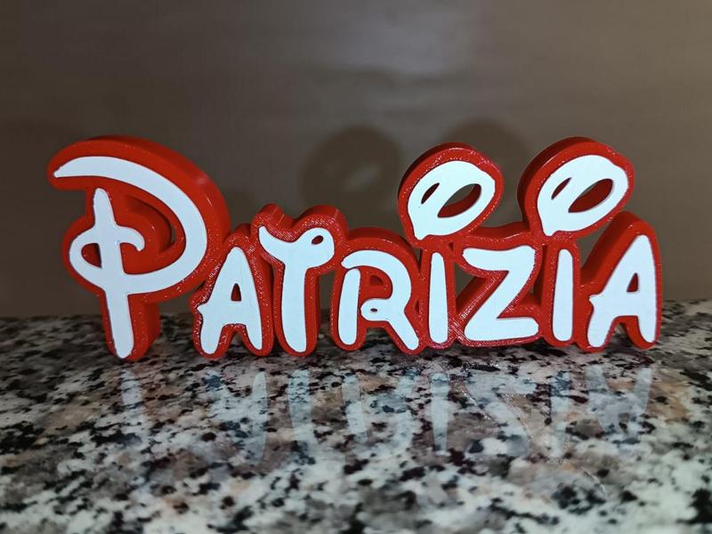 Disney Name Sign Patrizia Kid Room Wall Decorative