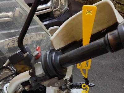 Motorcycle Wheel Disc Lock Reminder