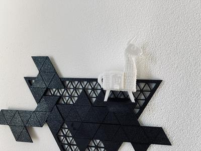 Modular WallArt with shelves