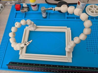 Helping Hands Track rail and mounts (for PCB soldering)