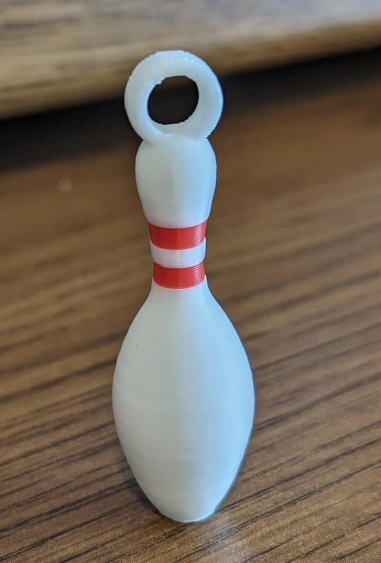 Bowling Keychain dangle