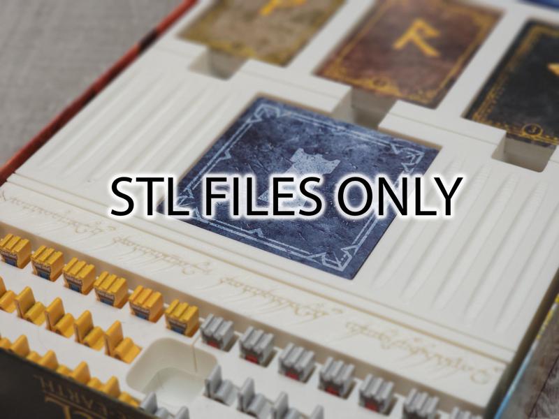 STL Files for Lord of the Rings Duel for Middle-Earth Insert
