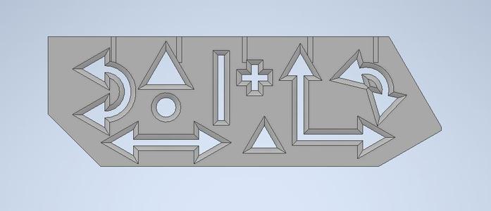Template for dimension beam