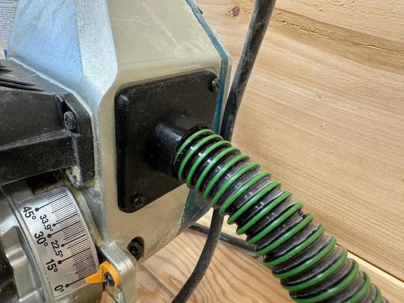 Makita DXT Mitre saw dust extraction