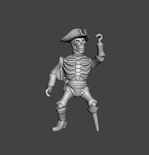 NIGHTMARE WARRIORS CAPTAIN KIDD SKULL FORCE FAN ART MOTU KO