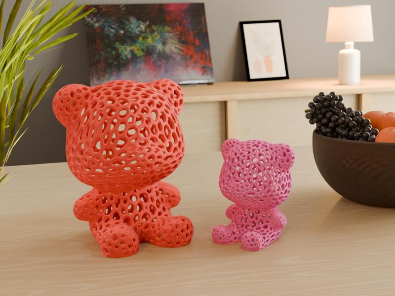 Voronoi Cute Bear
