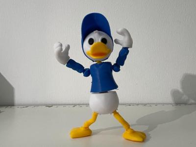 Louie – Ducktales Articulated Mini Figure No AMS