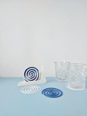 Snail coasters