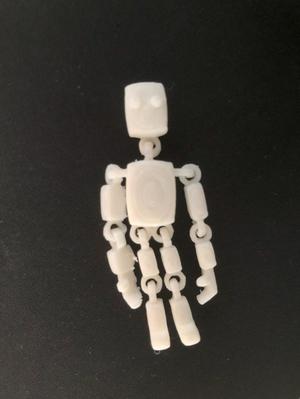 Flexi articulated robot man