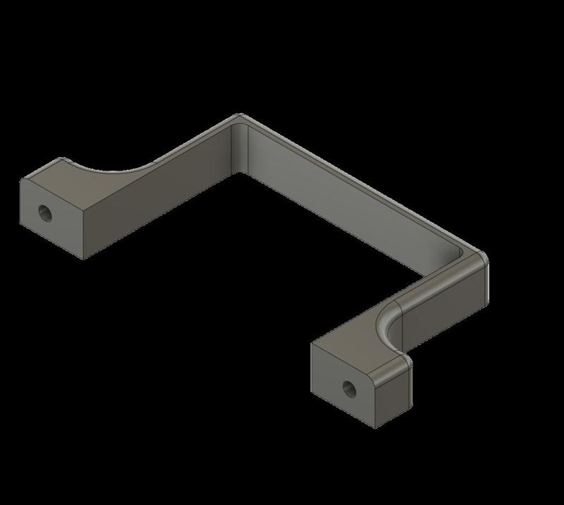 Ikea bekant powersupply mount