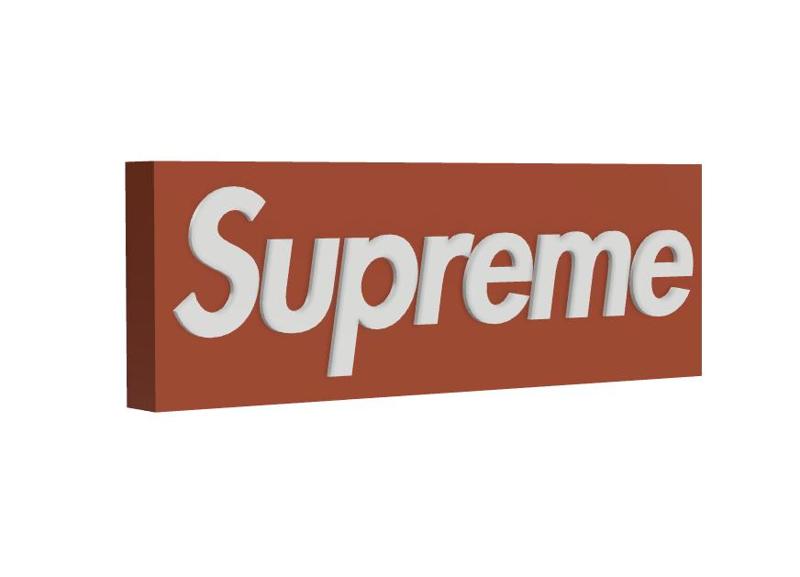 Supreme Logo Decoration