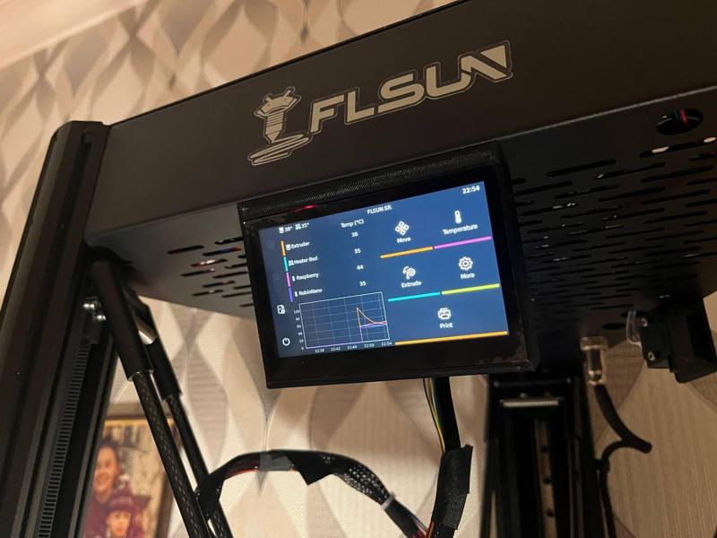 Flsun SR (Super Racer) 4.3 inch screen mount