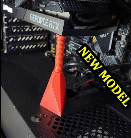 Adjustable graphic card holder support bracket