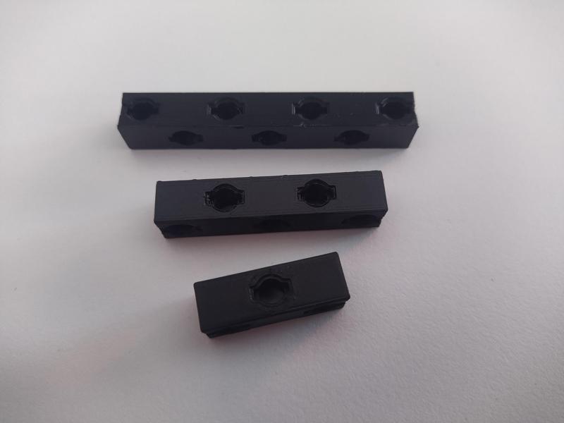 Clementoni two sided beams - 1/2M, 2/3M and 3/4M