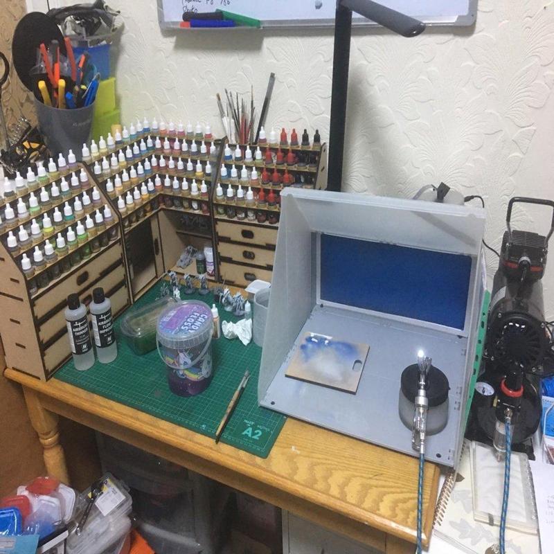 All in one Paint Rack