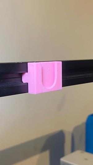 suporte/adaptador de iluminação perfil 20x20