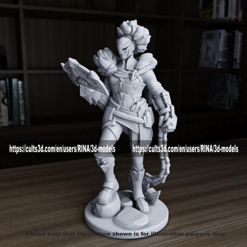 Ambessa 3d print model from league of legends