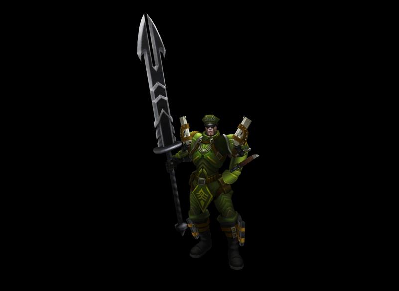 Commando Jarvan IV League of Legends 3D print model