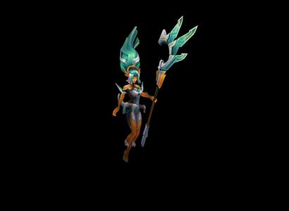 Cyber Halo Janna League of Legends 3D print model