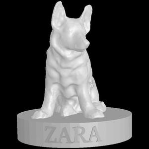 zara dog statue