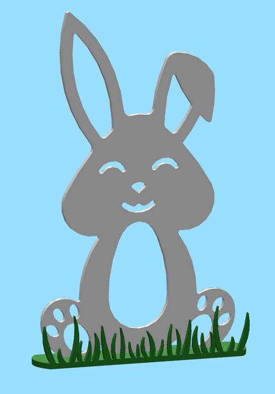 Hase Schokoei Tischdeko