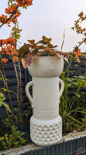 the content vase - a vasemode print with a bit to glue