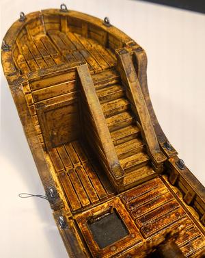 28mm miniature Boat door stairs