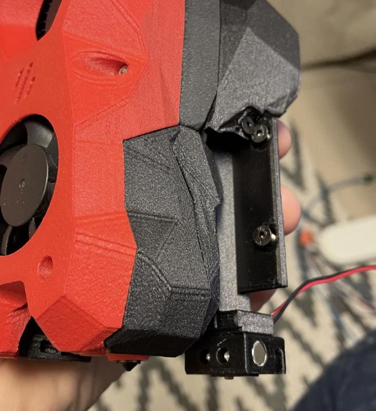 Sovol SV06 Stealthburner mount with Klackender support