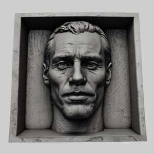 Michael Fassbender head relief actor