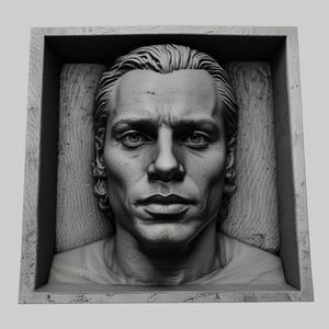 Sebastian Stan head relief actor