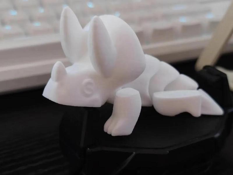 Flexi Rhino Keychain