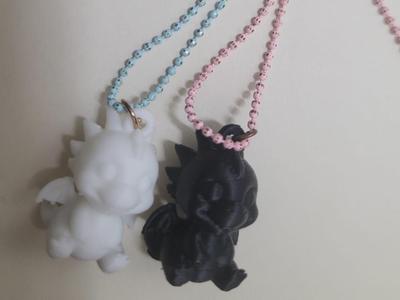 baby dragon necklace