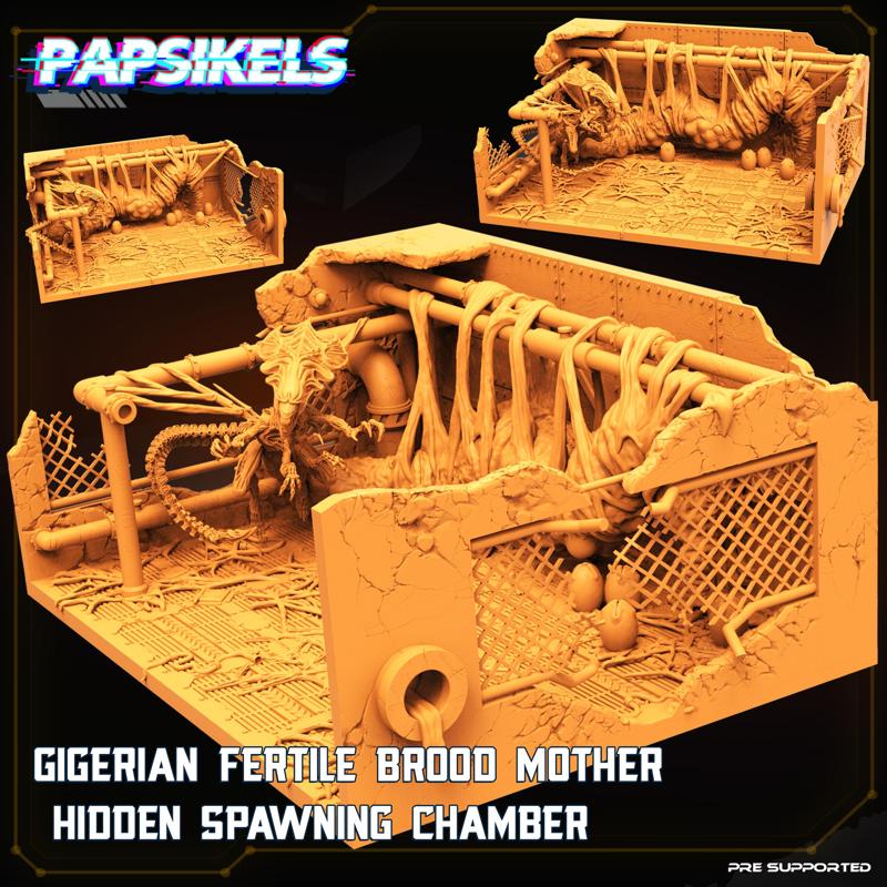 GIGERIAN FERTILE BROOD MOTHER HIDDEN SPAWNING CHAMBER