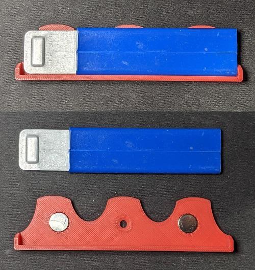 Box Cutter Tap Knife Storage Holder Magnetic Screw Command Strip