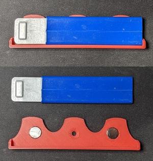 Box Cutter Tap Knife Storage Holder Magnetic Screw Command Strip