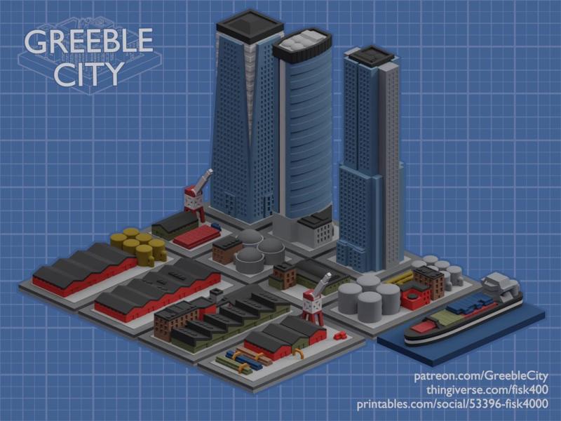 GreebleCity: Set 03 (2024 Version)