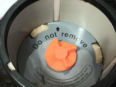 "Magic Bullet" blender motor coupling spinner