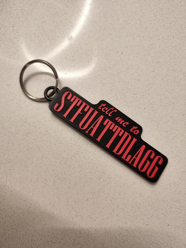 STFUATTDLAGG keychain