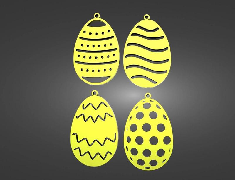 Decorative Easter Egg - with hole