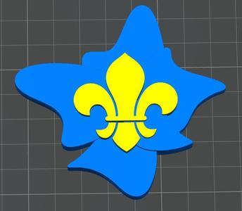 Rising Scout Award - Australia Squashed Butterfly Emblem