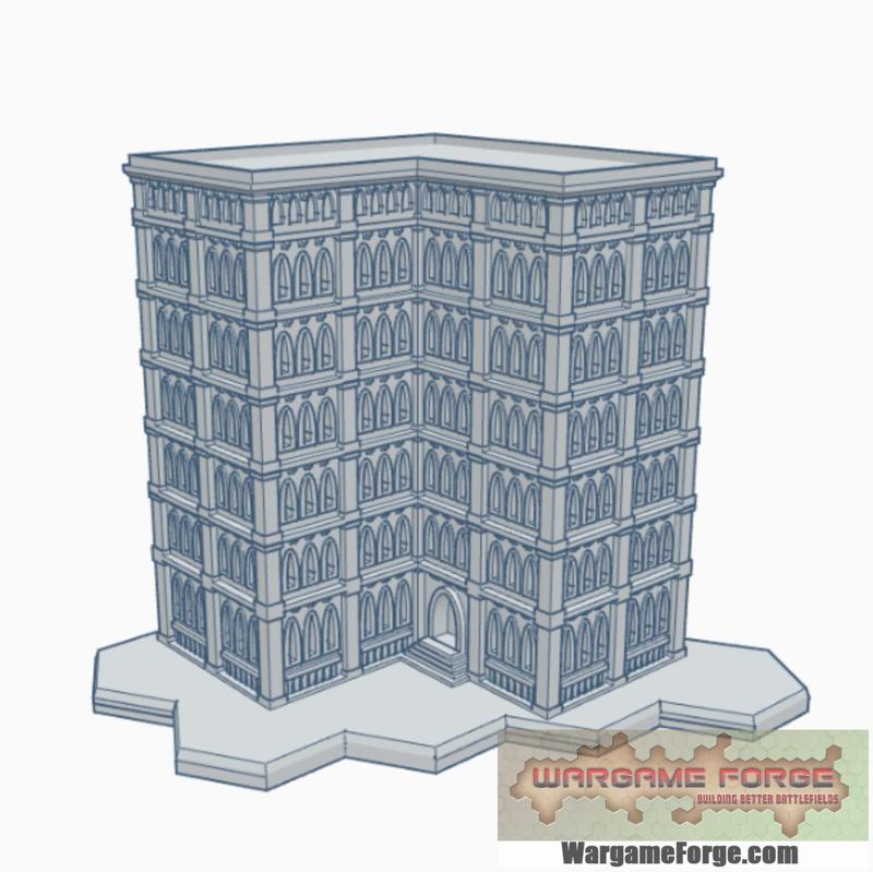 Gothic Building 81 with Hex Base GHB081