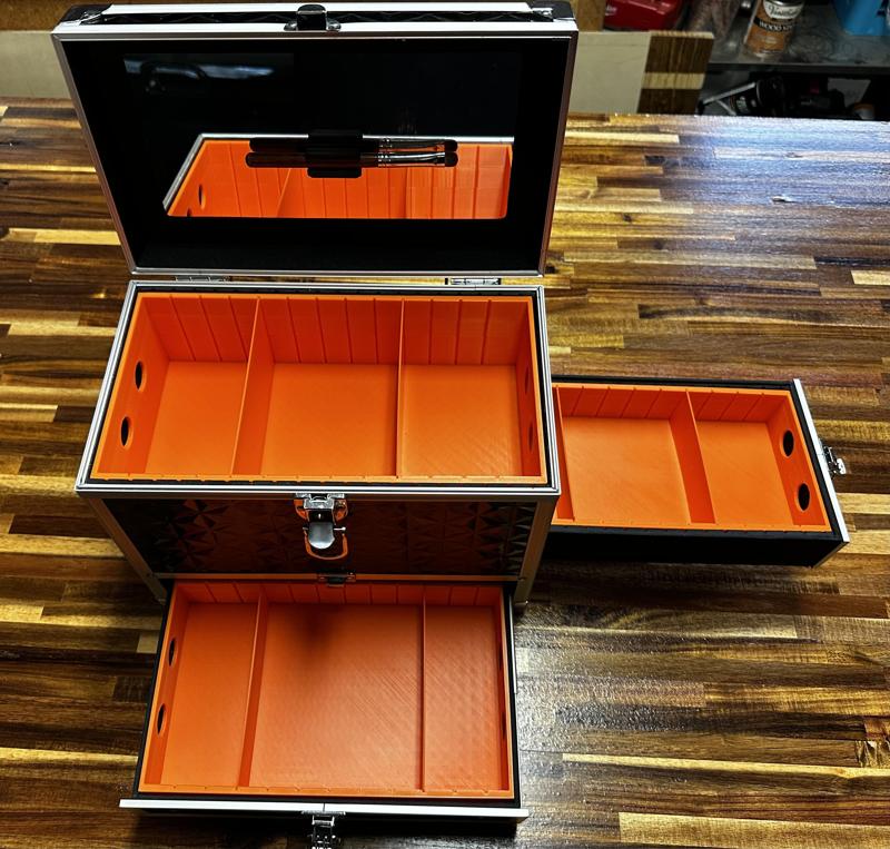 Drawer Liners and Dividers for Costravio Makeup Case