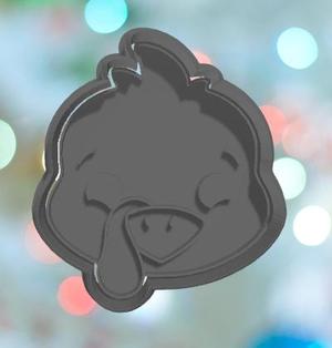 Thanksgiving Turkey Face Cookie Cutter